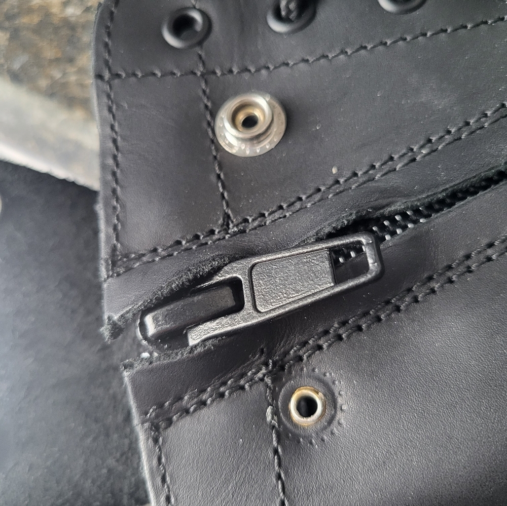 Bates Men's Paratrooper Combat Jump Boots Leather Black EO2184 Size Mens 8.5 - Picture 4 of 9